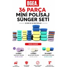 Bgea 36 Parça Mini Polisaj Sünger Seti