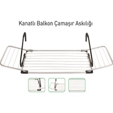 Yıl-tem Kanatlı Balkon Çamaşır Askılığı 20 Adet Çamaşır Kapasitesi ile Rahat Kurulum