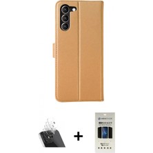 Pileli Store Pilelistore™ Galaxy S23 Plus Kılıf Siluet Işık Serisi - Siyah 5d Hayalet Cam Ekran Koruyucu + Kamera Lens Koruma Cam - Sf