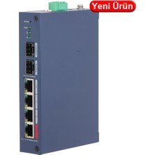 Dahua (CHS4206-4ET-90) 6 Port 10/100 + 2xsfp 60W Poe Cloud Yönetilebilir Swıtch