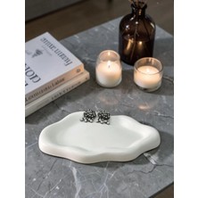 Sanse Atelier El Yapımı Dekoratif Takı Tabağı, Bulut Form, Dekoratif Obje, Takı Standı