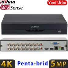 Dahua (XVR5116HS-5M-I3) 16 Kanal 1080P 1X6TB 5mp Hdcvı Kam.destekler 1xhdmı VGA 2xusb 1XRJ45 Xvr