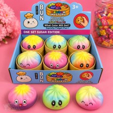 Miya Rainbow Mystery Bun Sünger Squishy Duyusal Gelişim Temalı Yumuşacık Oyuncak 3+ Yaş İçin