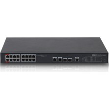 Outlet Dahua (PFS4218-16ET-240) 16 Port 10/100 240W Poe +2sfp Yönetılır Swıtch