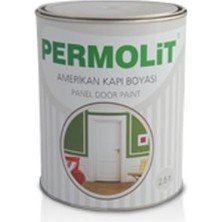 Akçalı Permolit Yarı Mat Amerikan Kapı Boyası 0.75 Litre Solvent Bazlı Ahşap Yüzeyler İçin Özel Formül