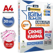 İnformal Yayınları 2026 MEB-AGS Ocak Müfredatı Eğitim Bilimleri ÖSYM Çıkmış Karma Kara Kutu 30x30 Deneme Paketi Çözümlü