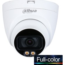 Outlet Dahua (HAC-HDW1209TQP-A-LED) 2mp 2.8mm 1080P Hdcvı Full Color 4ın1 Dahili Sesli DOME-40MT