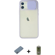 Marsilyan™- iPhone 12 Kılıf Vadi Çizgi - Siyah Joko Magic 5d Hayalet Cam + Shine Kamera Lens Koruma Cam - Sabe