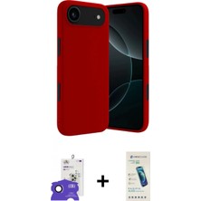 Marsilyan™- iPhone 17 Air Kılıf Kozmos Yansıma Özel Seri - Şeffaf Pasifik Cam Ekran Koruyucu + Bilvis Titan Kamera Lens - Sh