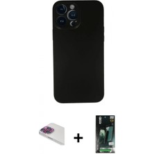 Marsilyan™- iPhone 13 Pro Max Kılıf Yadigar Yansıma Serisi - Şeffaf 360 Full Body Arka Koruyucu + Pers Alüminyum Kamera Lens - Gı