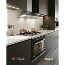 Hafele Häfele Set 3 Ankastre Fırın Ocak Davlumbaz Seti – Inox