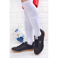 Lig Halı Saha Krampon Erkek Spor Ayakkabı Siyah Microfiber Malzeme ile Yetişkin Kullanıcı İçin