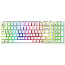 Everest Kb-98 Sessiz Rainbow Q Türkçe Klavye Membrane Oyuncu Klavyesi Gaming Klavye
