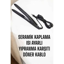 Uravas Store Saç Düzleştirici Isı Ayarlı Döner Kablo Yıpranma Karşıtı