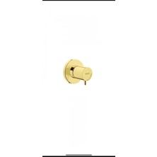 VitrA A4145874 Origin Ankastre Stop Valf (Sıva Üstü Grubu), Soft Altın