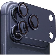 Case 4U iPhone 17 Pro Max Zore Cl-20 Kamera Lens Koruyucu - Lacivert