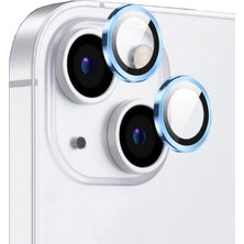 Case 4U iPhone 15 Plus Uyumlu C4U Cl-12 Premium Safir Parmak Izi Bırakmayan Anti-Reflective Kamera Len