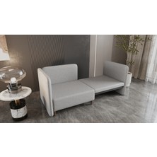 Yatuyu® Antrasit Tekli Yataklı Refakatçi Koltuğu (Otel, Hastane, Rezidans, Genç Odası Koltuğu)