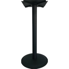 İrem Metal Bistro Masa Ayağı 76 cm Yükseklik, Dayanıklı Metal Materyal ile Şık Tasarım