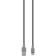 Case 4U Gri ZR-LS411 Type-C USB Kablo