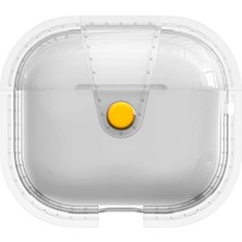 Case 4U Airpods 3. Nesil Uyumlu C4U Airbag 33 Darbelere Karşı Dayanıklı Magnetik Kılıf-Şeffaf