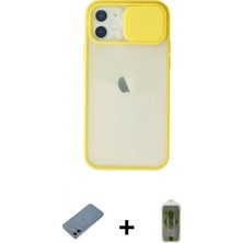 Marsilyan™- iPhone 12 Kılıf Vadi Çizgi - Siyah Joko Magic 5d Hayalet Cam + Shine Kamera Lens Koruma Cam - Sabe