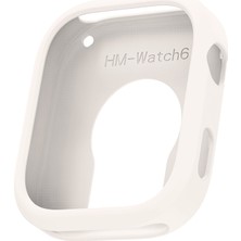 Case 4U Redmi Watch 6 Yumuşak Tpu Silikon Kasa Koruyucu Zore Watch Gard 41 - Starlight