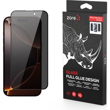 Case 4U iPhone 16 Pro C4U Rika Premium Privacy Temperli Cam Ekran Koruyucu