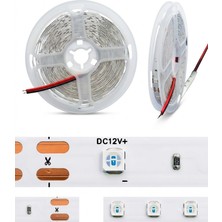 Lampist 12V 5mt Şerit LED Mavi Renk