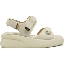 Nine West Hernan Kırık Beyaz Kadın Kalın Taban Sandalet