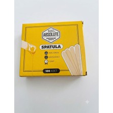Nano Absolute Premium Ağda Spatulası 100 Adet - 1. Sınıf Kayın Ağacı Depilasyon Çubuğu