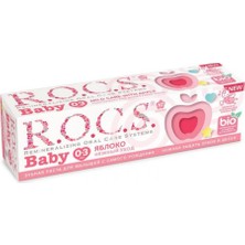 R.O.C.S. 0-3 Yaş Elma Püresi Aromalı Diş Macunu 35 ml Yutulabilir Özellikte