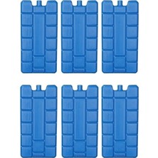 Die Grup Buz Aküsü Extra Soğutma Özellikli Sıvılı 400 ml Kaset Termos Buz Aküsü 60 Saat Koruma 6 Adet