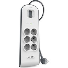 Die Grup Belkin Surge Plus 6'lı Çoklu Priz
