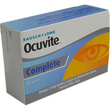 Ocuvite Complete 60 Kapsül - Omega-3 Yağ Asitleri İçeren Takviye Edici Gıda
