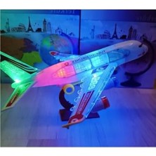 Die Grup Thy Yolcu Uçağı Büyük Boy Sesli Işıklı Yerde Gezen Oyuncak Uçak A380 35 cm