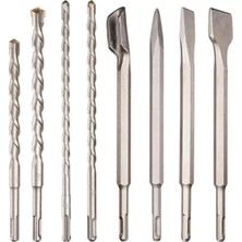 Die Grup DA03902 17 Parça Tungsten Karbür Sds-Plus Beton Kırıcı/delici Matkap Ucu