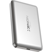 Xenon Smart Magsafe Powerbank | 10000 Mah, 15W Kablosuz, 22.5W Kablolu Hızlı Şarj, Alüminyum Kasa (X6441)