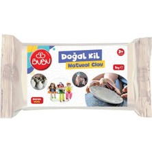 Bubu Doğal Kil Seramik Hamuru 1000 gr Beyaz