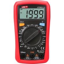 Uni-T UT33C+ Dijital Multimetre Ölçü Aleti Kullanım Tipi ve Ölçüm Mesafesi ile Güçlü Performans