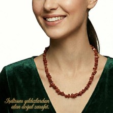 Doğaltaş YıldızTaşı Kolye 