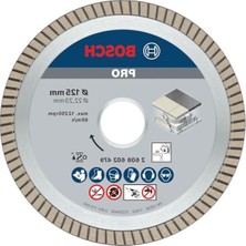 Die Grup Bosch Professional Accessories Elmas Kesme Diski, Best For Ceramic Extra-Clean Turbo (Seramik, 125 x 22,23 Mm, Açılı Taşlama Makinesi Aksesuarı)