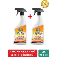 Mekselina Yağ & Kir Çözücü Amonyaklı 750 ml x 2 Adet