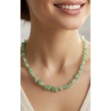 Aventurine Doğal Taş Kolye