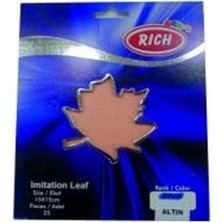 Rich Altın Varak 25 Yaprak 14 X 14 Cm İmitasyon Yaprak Sanatsal Malzeme Renk: Altın