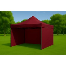 İkiz Aksesuar 3x3 Katlanabilir Gazebo Çardak 3 Duvarlı Model