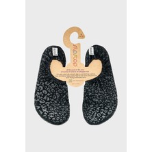 Slipstop Lunaxa Black Junior Baskılı Kaydırmaz Taban Havuz ve Deniz Ayakkabısı Kız Çocuk Deniz Ayakkabısı SS2614000008