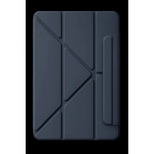 Kent Collection Ipad 2025 10.9 10.nesil (A16) Edz Manyetik Standlı Tablet Kılıfı - Lacivert