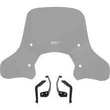 Gp Kompozit Lambretta V125 / V200 2021-2023 Uyumlu Ön Cam Füme 43 cm
