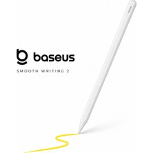 BASEUSONLINE Baseus Smooth Writing 2 Wireless Manyetik Kablosuz Şarjlı iPad Stylus Dokunmatik Kalem Palm Rejection Avuç Içi Reddi Eğim Hassasiyetli Çizim Yazı Kalemi